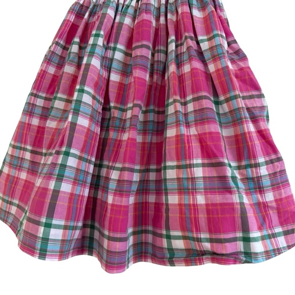 Y2K Ralph Lauren Plaid Pink Dress Sleeveless Sundress Toddler Girl 2T - Picture 5 of 7